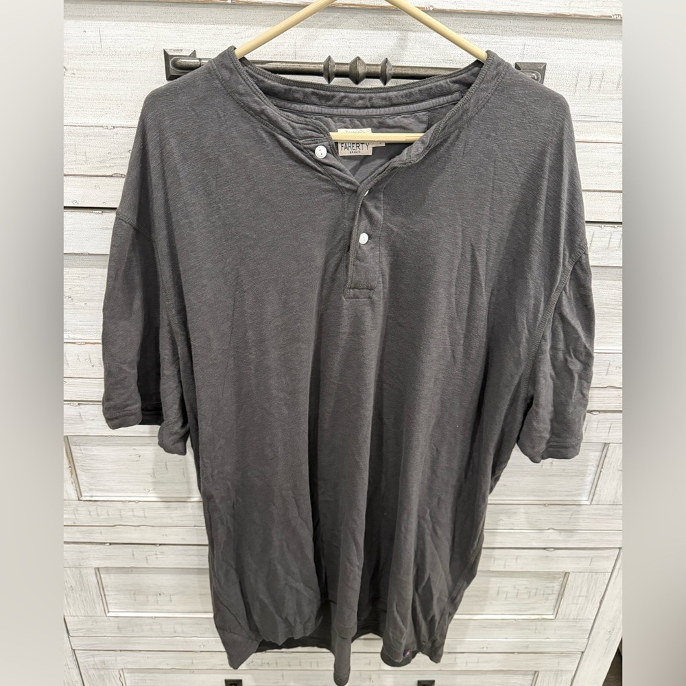 Faherty Tradewinds Henley Men Shirt
